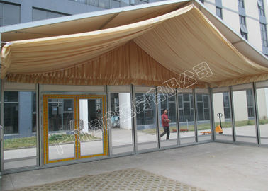 Pvc-Dakdekking en van de de Tent de Klassieke Luxe van de Glasmuur Tent van Kenia met Partijdecoratie