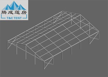 20x30m Snowproof Vlam - Tent van de het Aluminiumlegering van vertragers de Witte pvc met Duidelijke/Sandwichmuur voor Viering