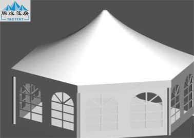 De commerciële Ingesloten Multiside-Tent van de Luifelpartij met Witte de Stoffen Hoogste Dekking van 850g/sqm