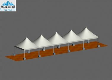 De witte Tent van het Dak Grote Pakhuis, van de de Muurpagode van pvc van het Aluminiumkader de Kleurrijke Tent van Gazebo voor Festival