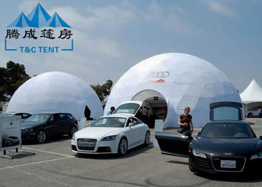Galvanized Transparent Geodesic Dome Tent House 6M/8M/10M For Trade Show