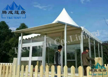 De gegalvaniseerde Transparante Tent van de Hotelklok met Muren van Grootte de Zachte pvc/Glasmuren